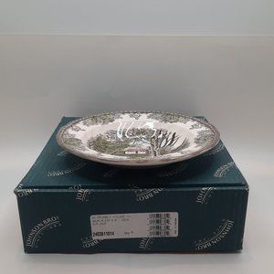 Johnson Brothers set 6 Friendly Village square 9" soup plates. Pristine unused